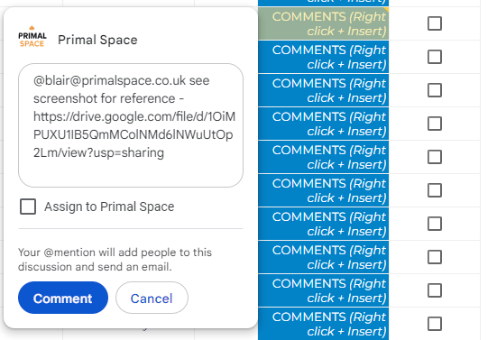 Assigning an Image in Google Sheets
