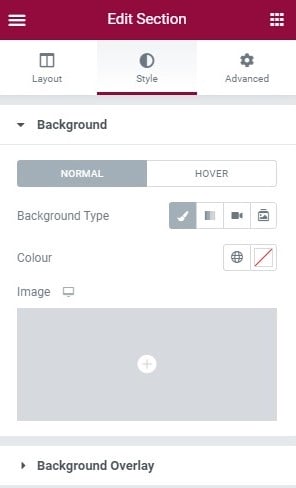 Elementor User Guide to Style A Row