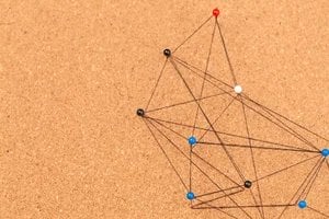 pins creating connected algorithm