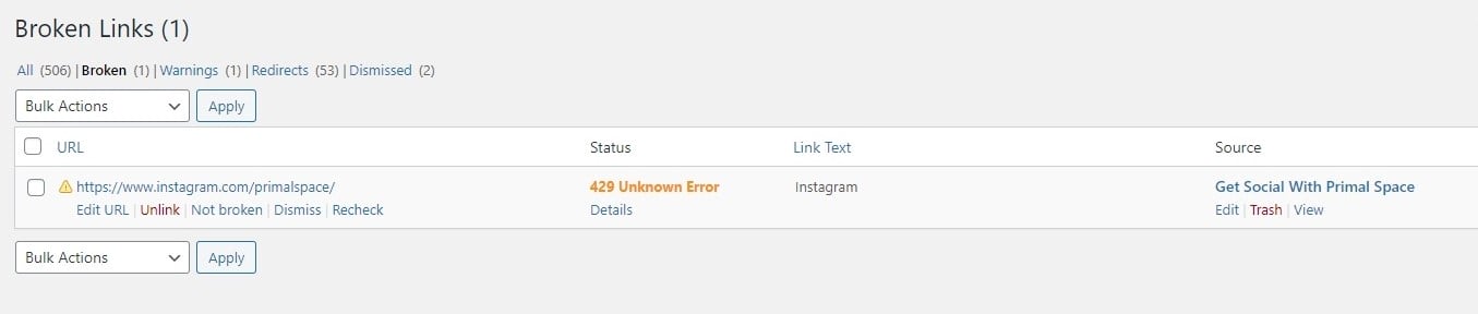 How to Fix a Broken Link