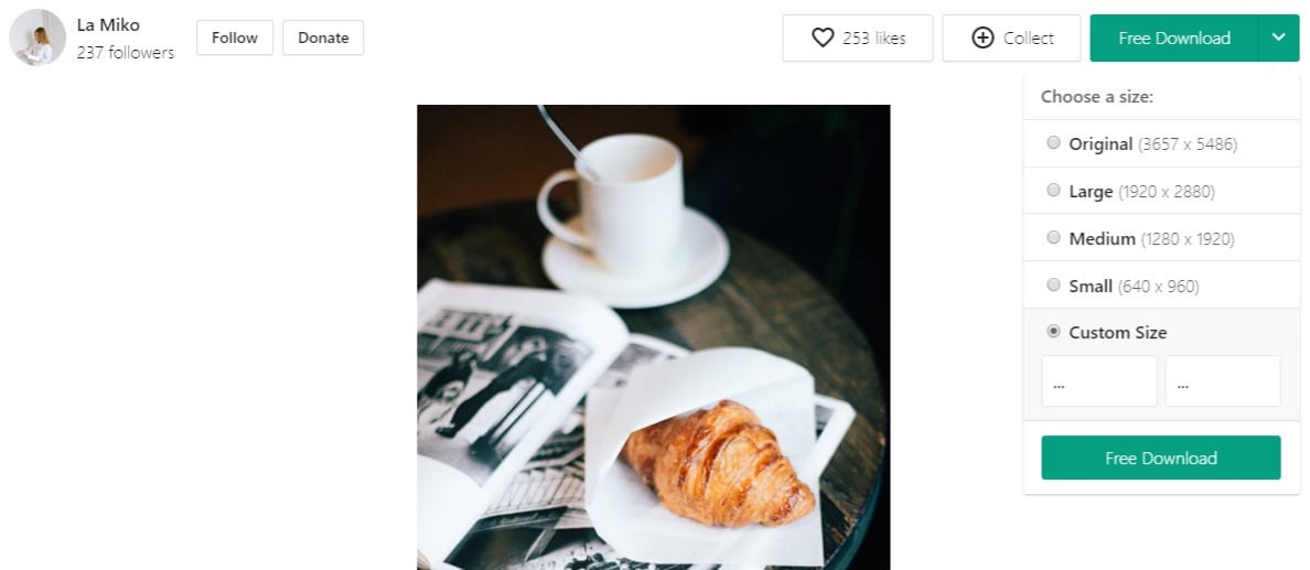 Image Resizing on Download