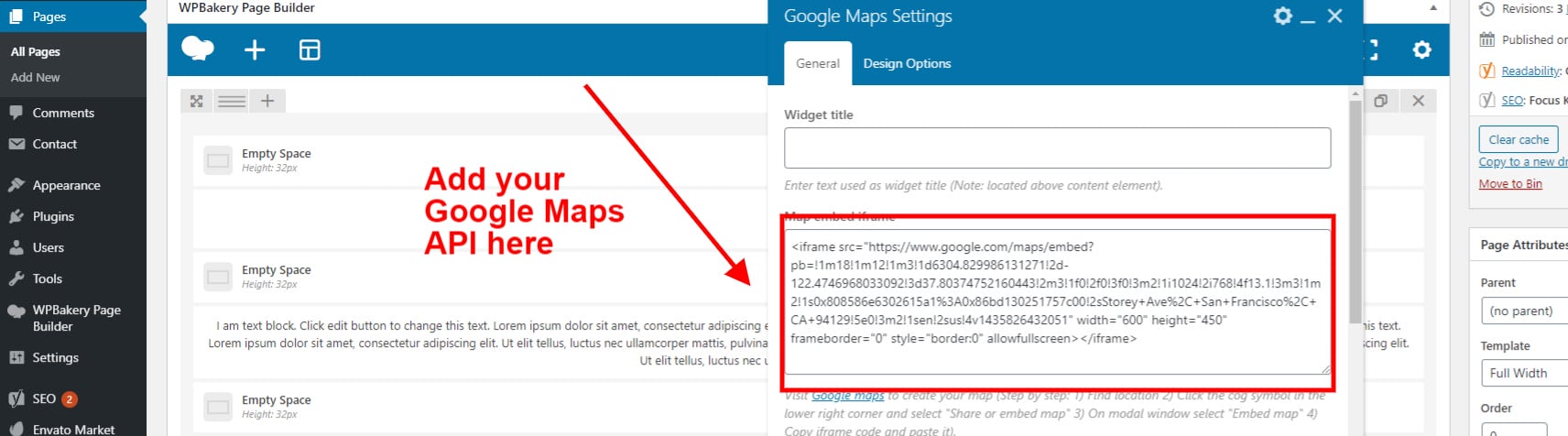 Add API for Google Maps