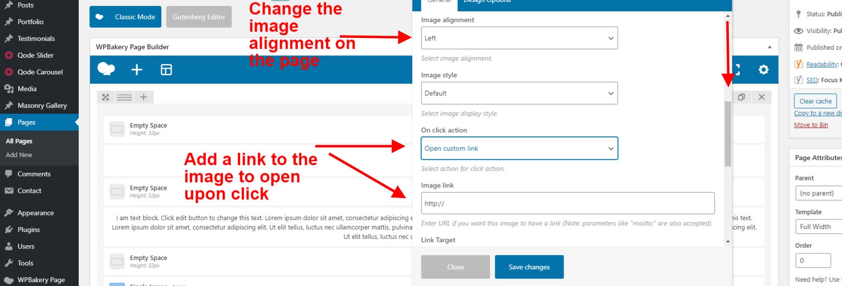 Other image editing options