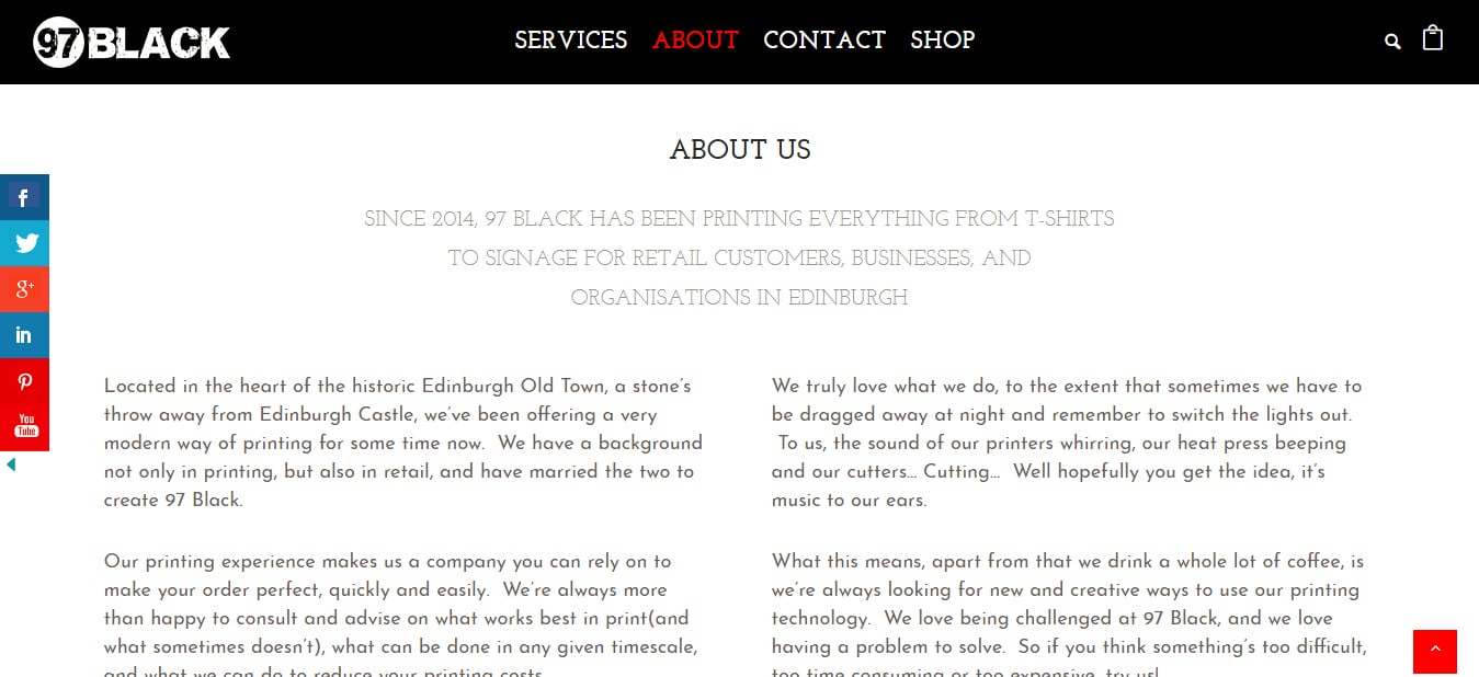 About 97 Black Edinburgh Print Shop