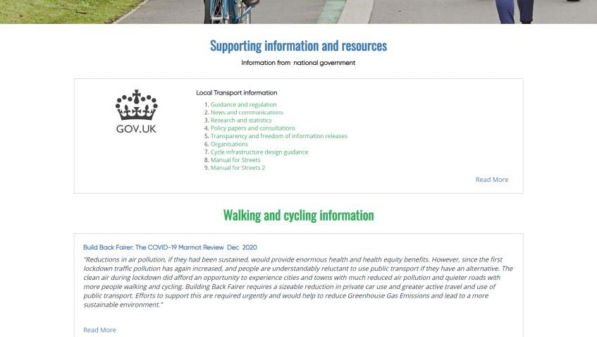 Active Travel Department Transport