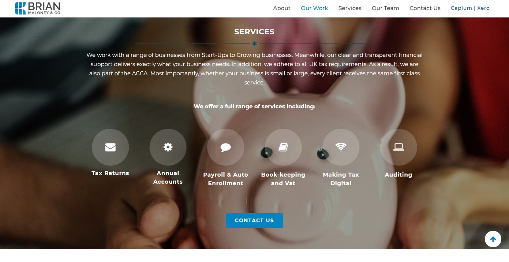 Brian Maloney Accountant Website Design