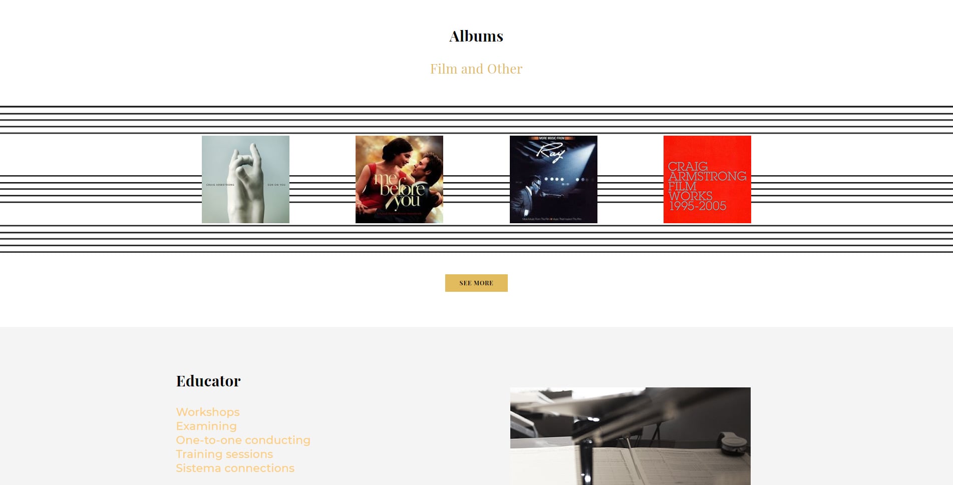 cecilia weston website design