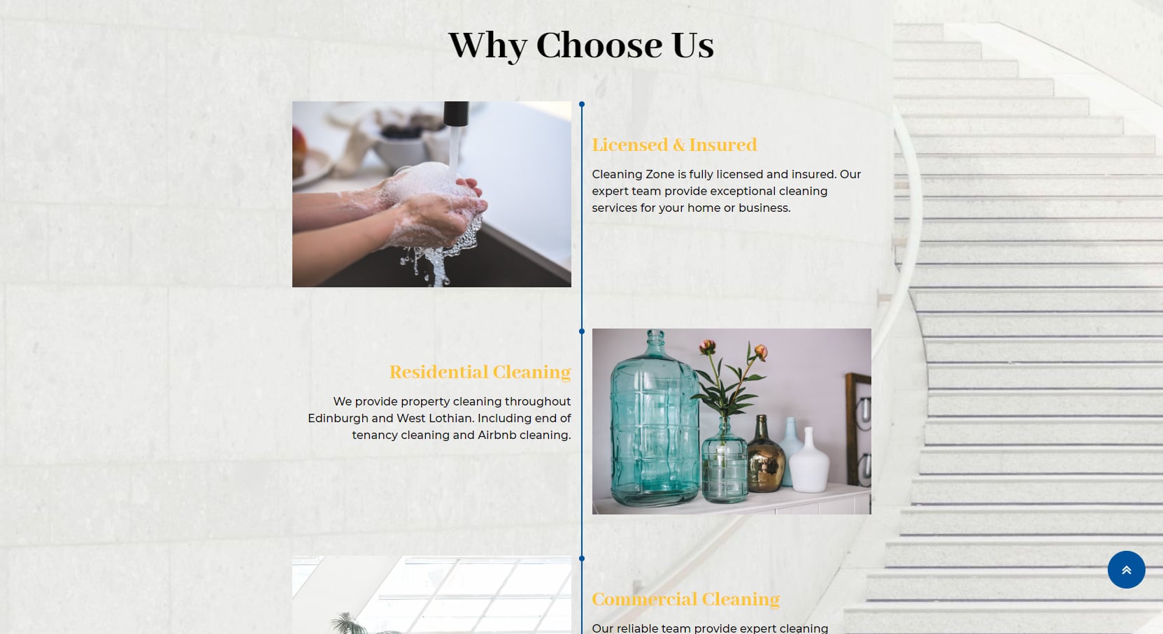 Cleaning Zone Website Design