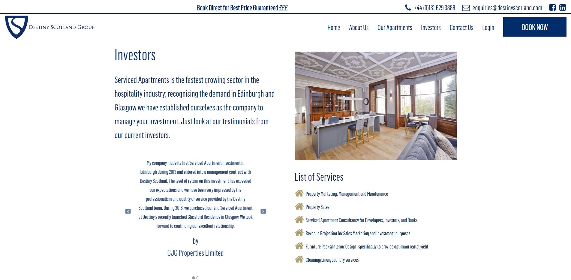 Investors Destiny Scotland