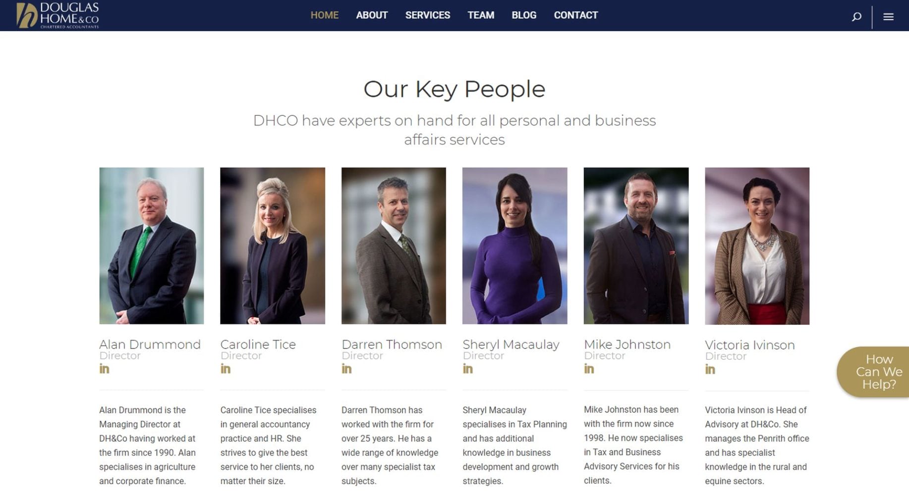 Douglas Home & Co Website Design Team