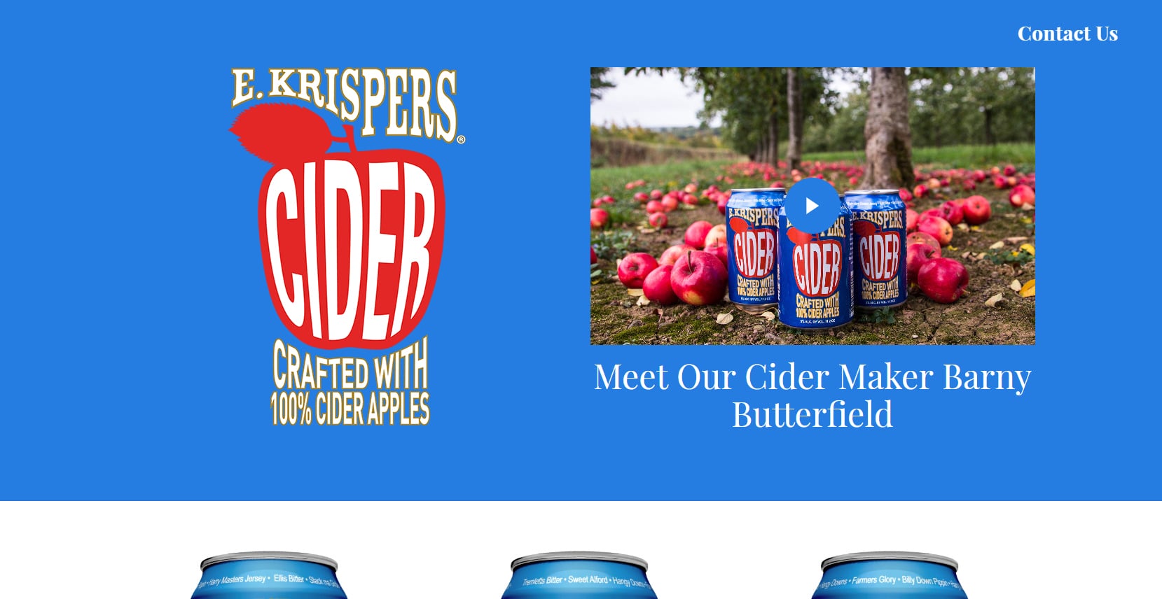 E Krispers Cider