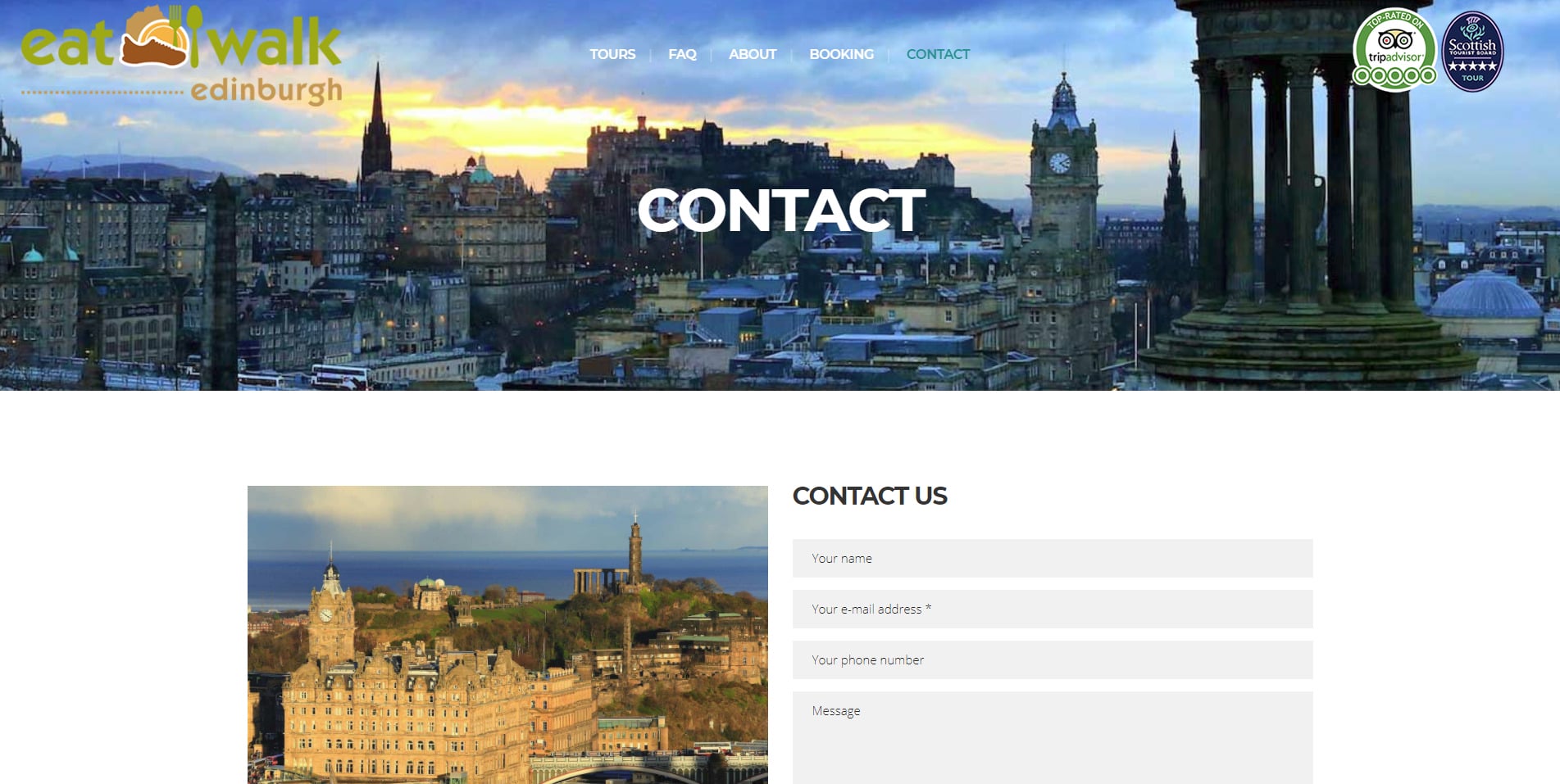 Eat Walk Edinburgh Contact Us