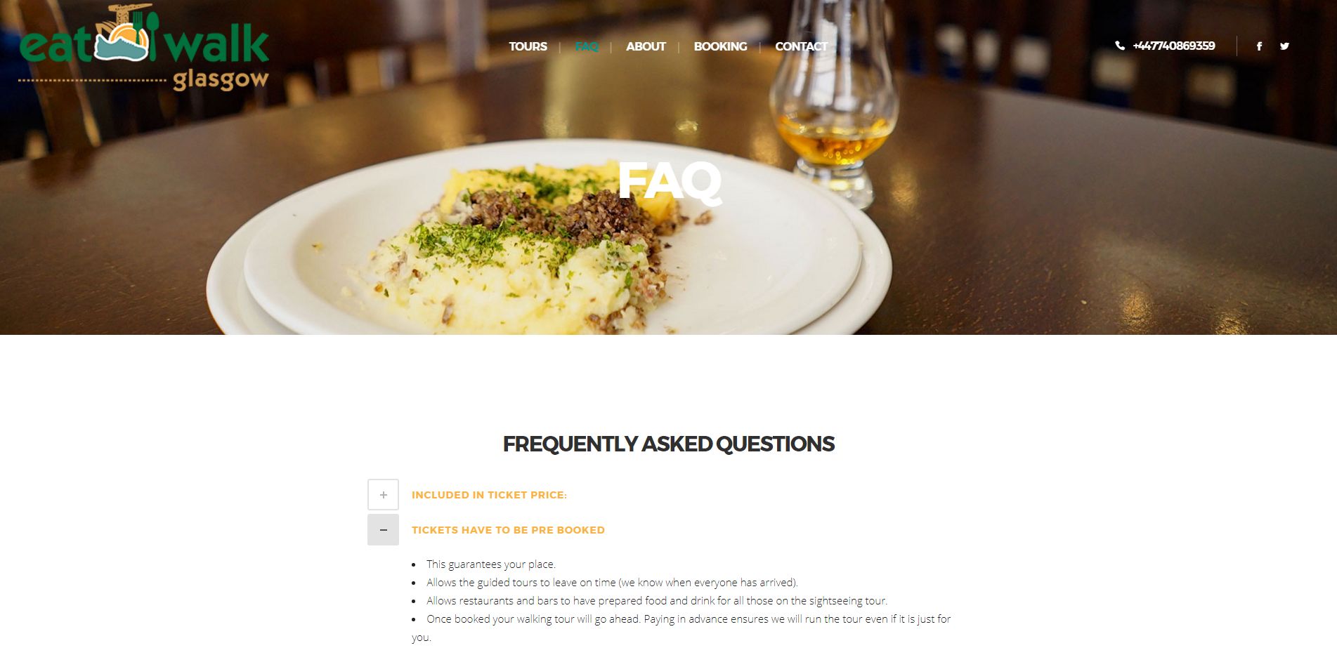 FAQ Eat Walk Glasgow