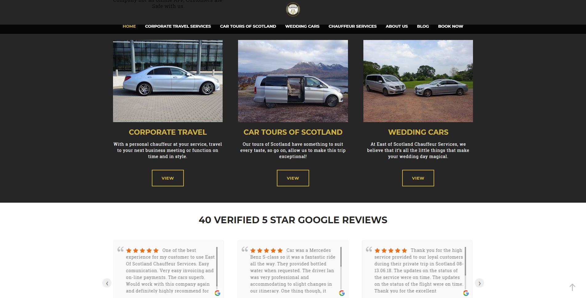 eoscs website design