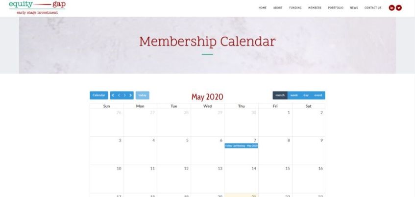 Equity Gap Calendar
