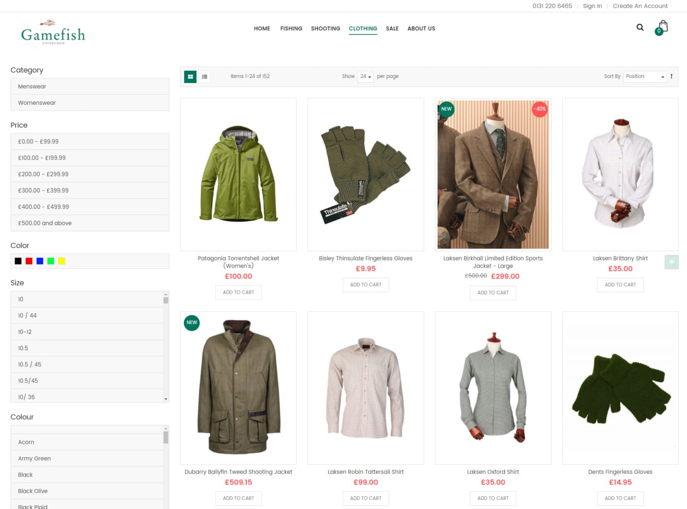 Gamefish Category Page