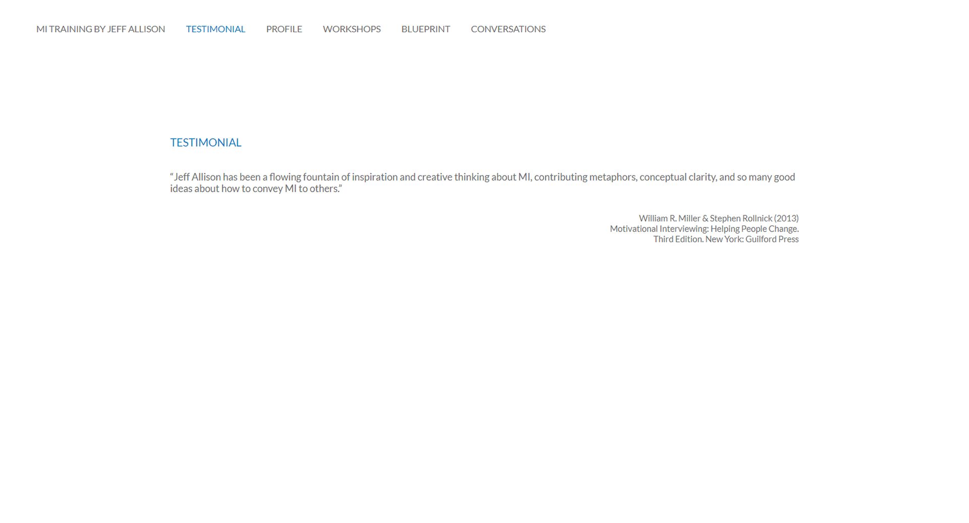 Jeff Allison Website Design Testimonials