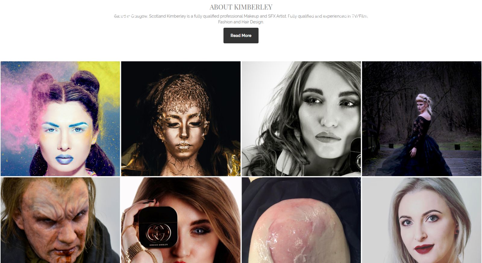 Kimberly Timoney Website Development Portfolio