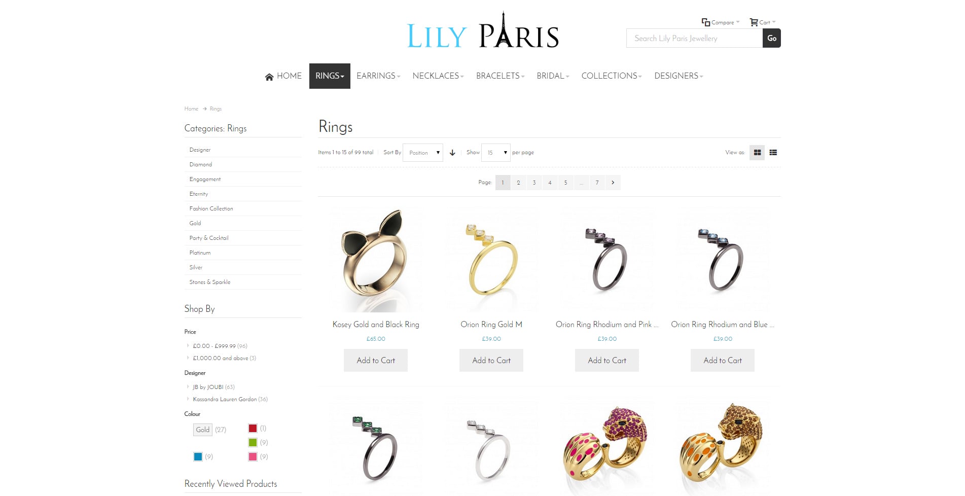 Lily Paris Category Page