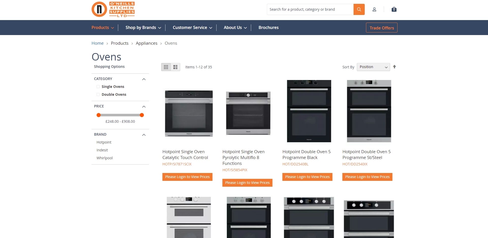 O'Neills Kitchens Products