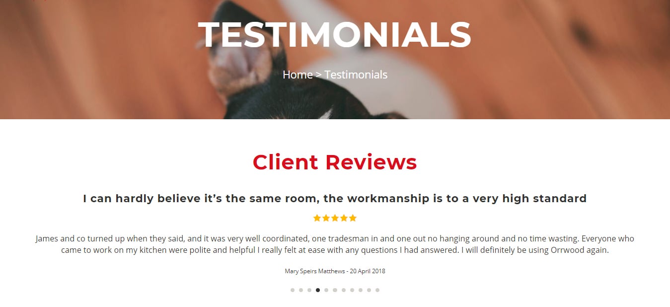 Testimonials Orrwood Property Services