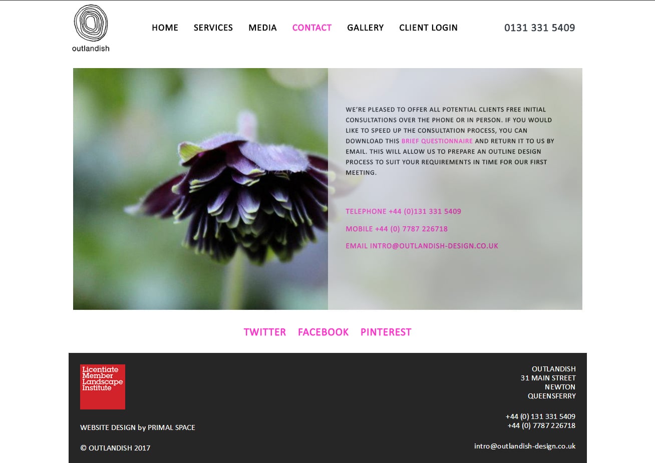 Contact Us Outlandish Design