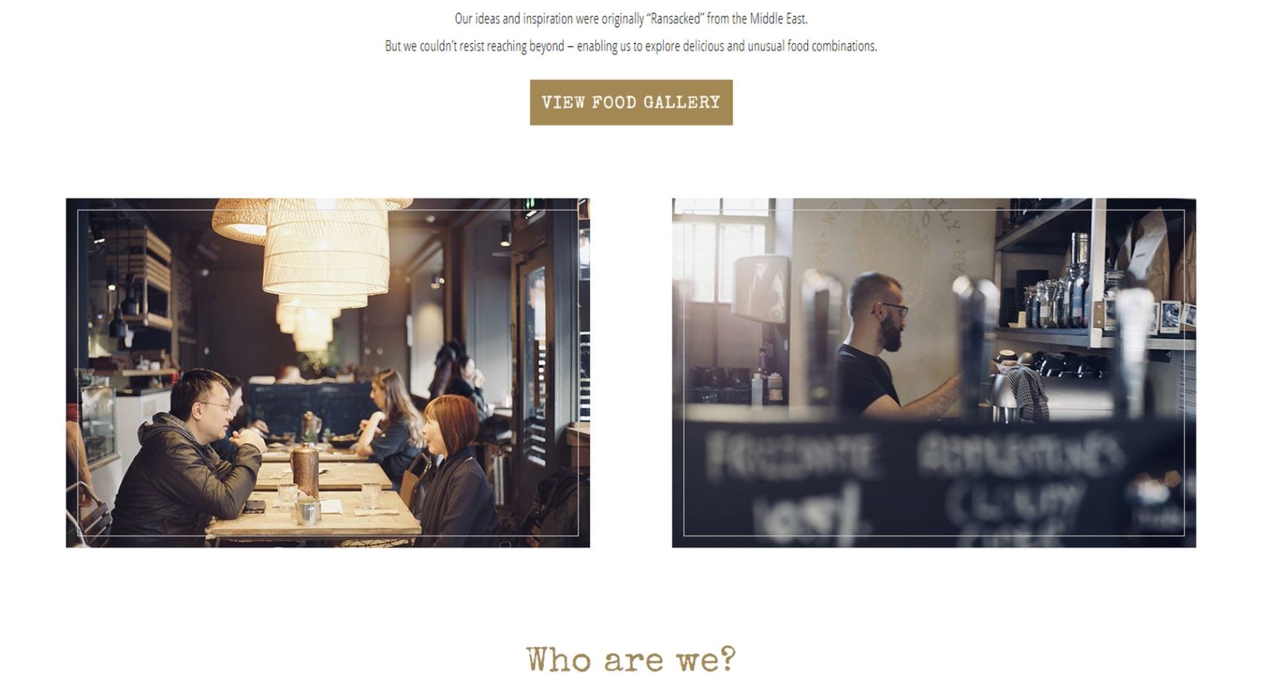 Ransacked Black Oven Website Design Kitchen