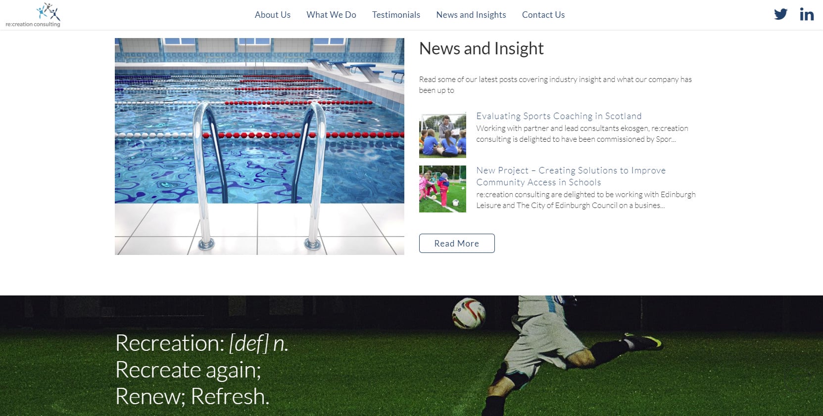 re creation consulting Experienced Sports Consultants Scotland 3