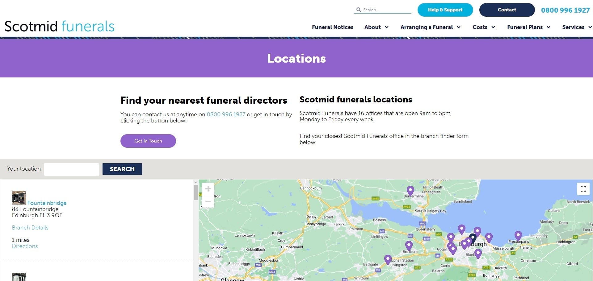 Scotmid Funerals Elementor Website Design (1)