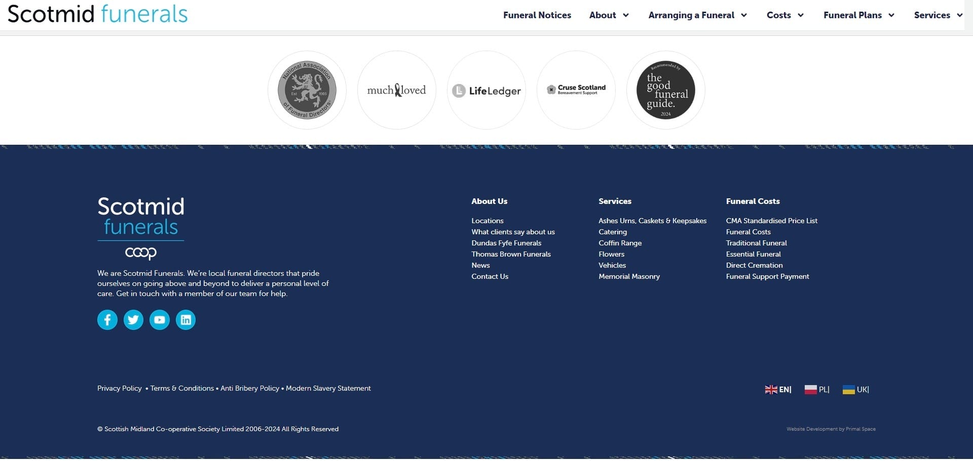 Scotmid Funerals Elementor Website Design (5)