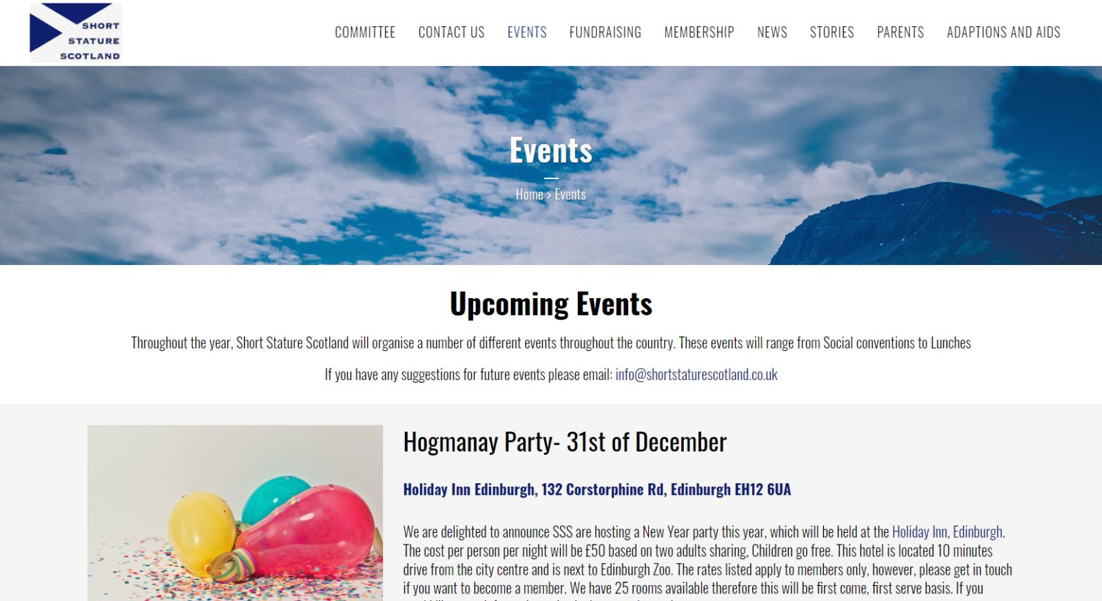 Short Stature Scotland News