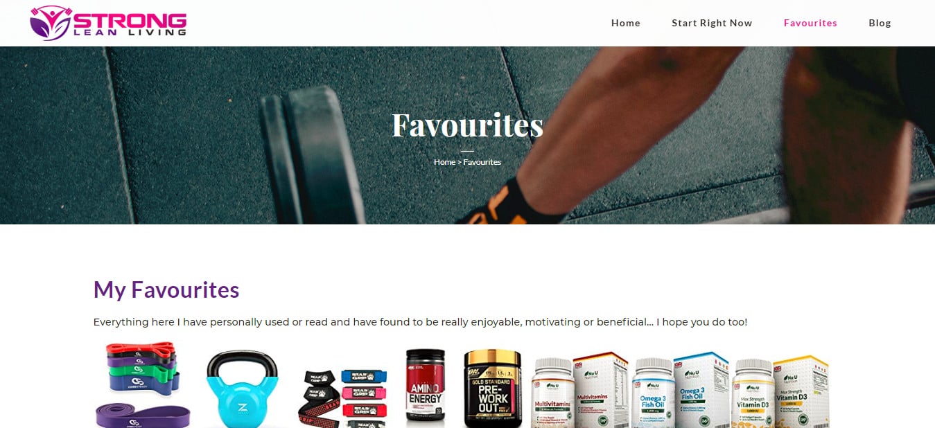 Favourites Strong Lean Living