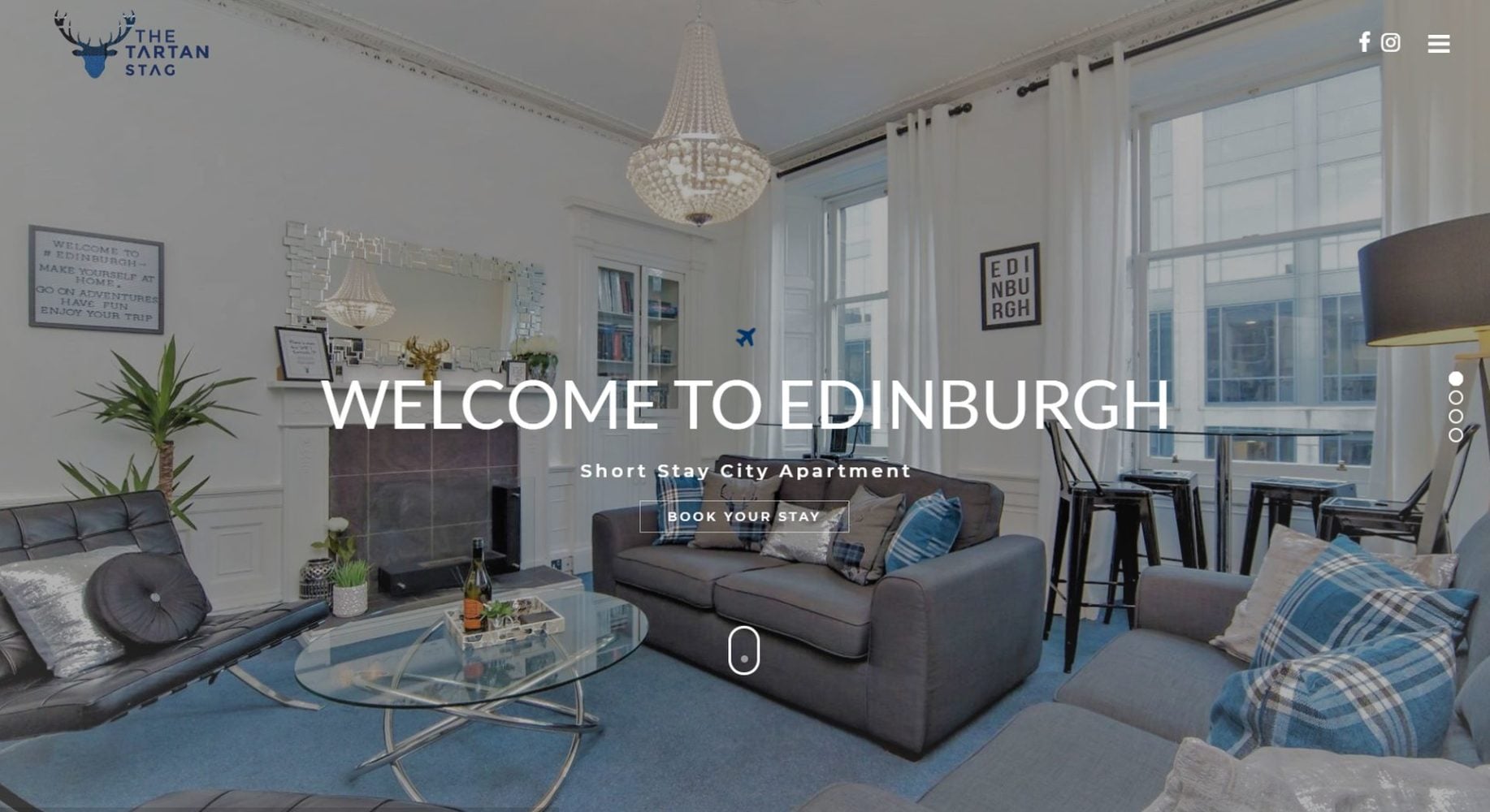 Tartan Stag Website Design Slider
