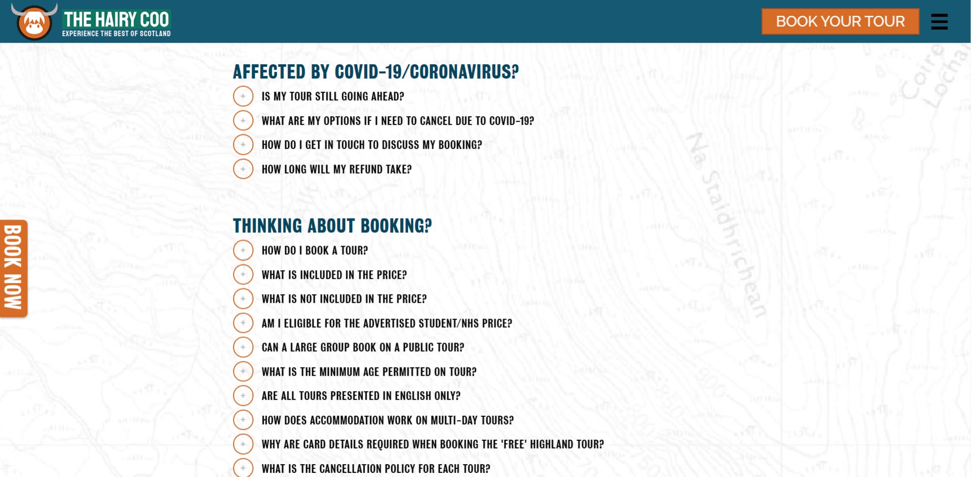 Hairy Coo Website Design 2020 FAQ