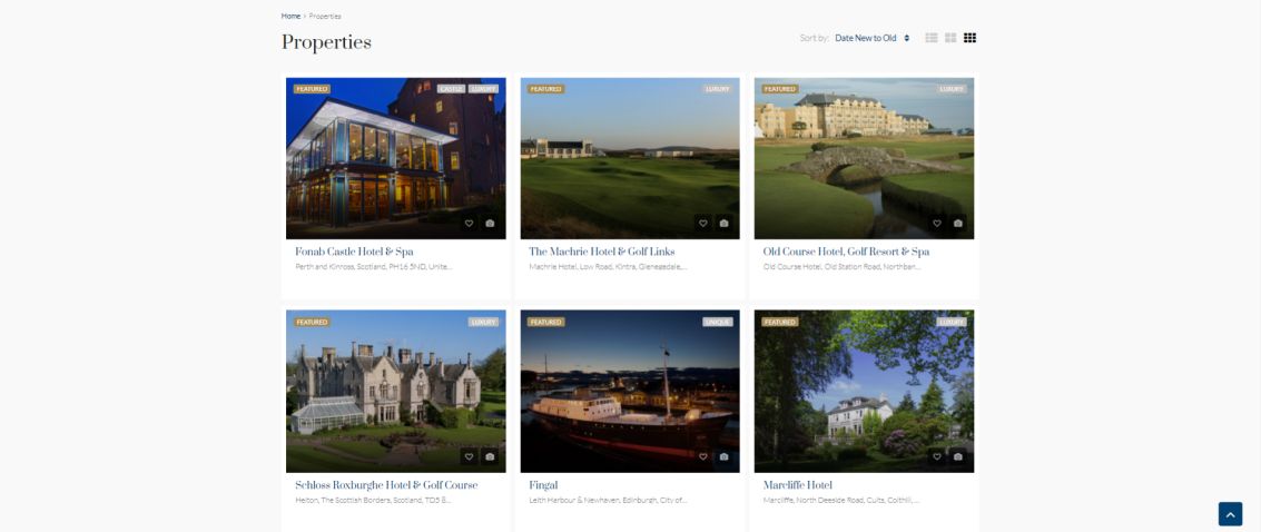 Thomas & Carter Website Design Properties