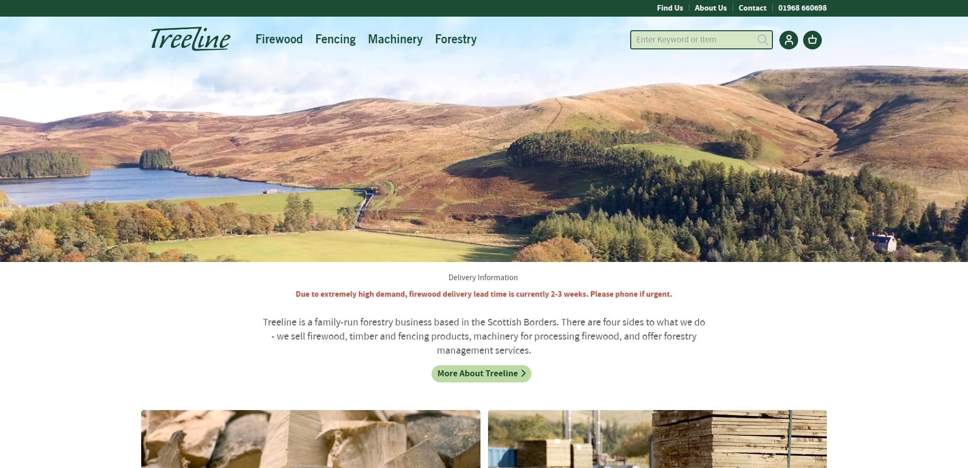 Treeline Homepage