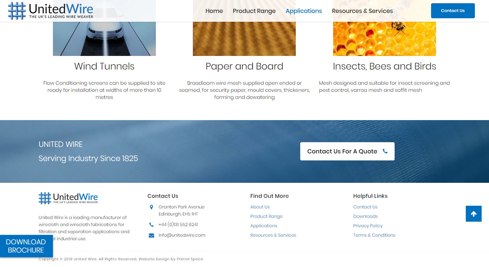 United Wire Website Design