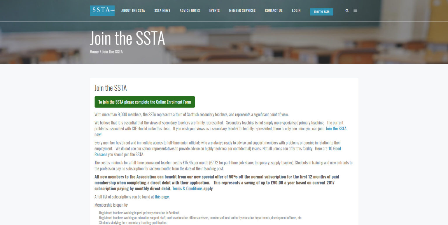SSTA Website Design - Primal Space