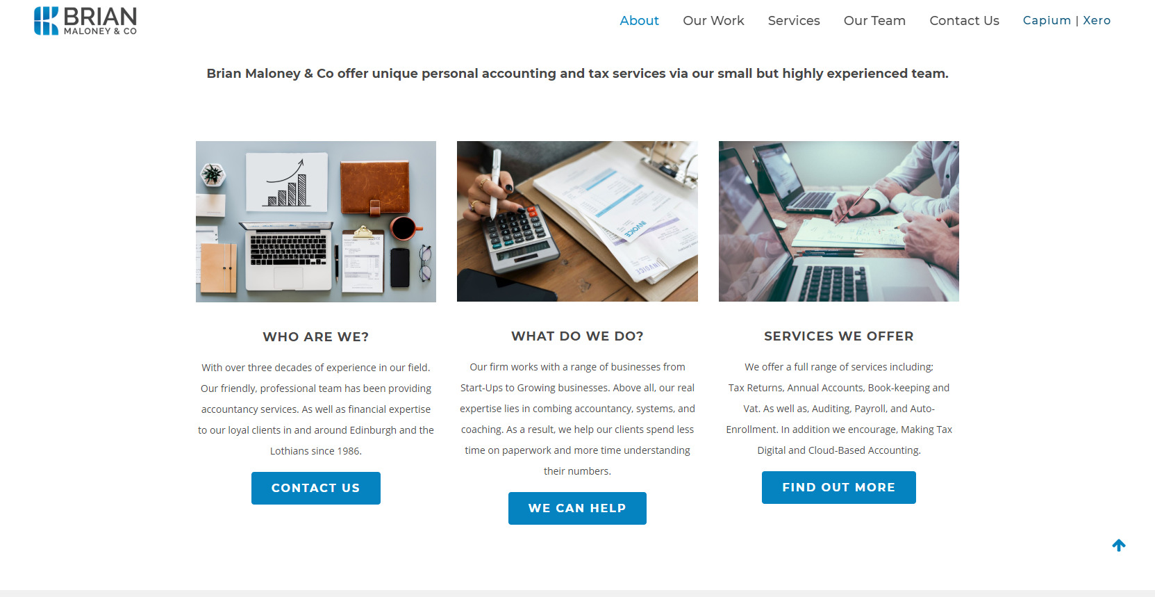 Brian Maloney & Co Website Design Primal Space