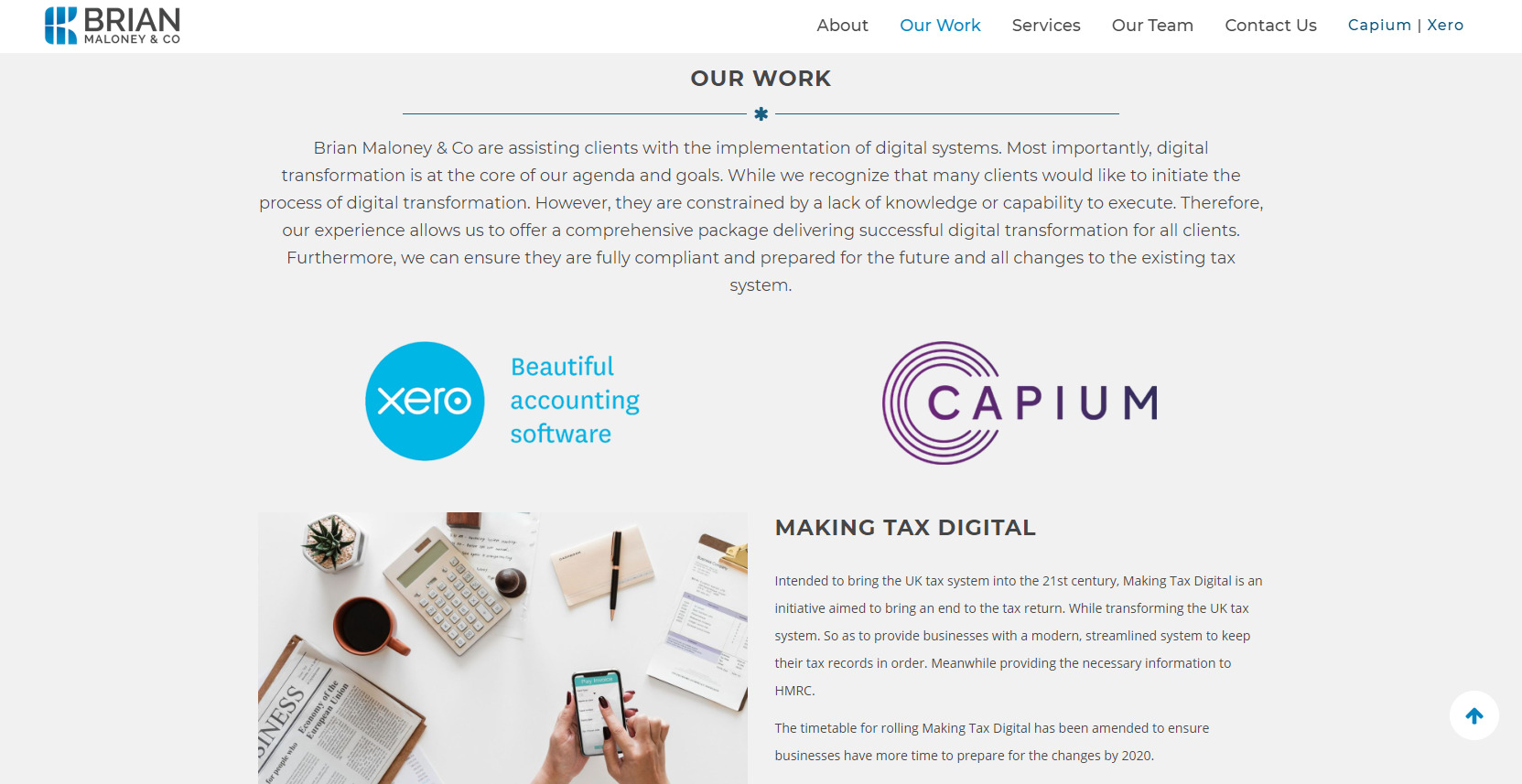 Brian Maloney & Co Website Design Primal Space